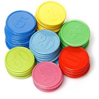 Poker Chips With Numbers Counting Markers Board Games Adullt Kids Party Carnival Fun Favors Juegos De Mesas Para Toda La Familia