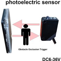 E3Z-61 Photoelectric Sensor DC12V-24V | Diffuse IR Reflect Triggered by Obstacles Ideal for Ind. Automation/Safety