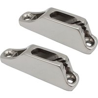 2 Pieces 316 Stainless Steel Clam Cam Cleats 81mm Heavy Duty Marine Boat Sailing Rope Cleat Hardware