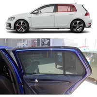 Maßgefertigte magnetische Sonnenblende für Volkswagen VW Golf 7 MK7 Golf7 2013-2020, Frontscheiben-Sonnenschutz, hintere Seitenfenster-Sonnenschutzblende