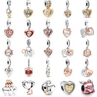 New 925 Sterling Silver Flying Pig Love Tree Charm Of Ley 925 Chain Bead Fit Original Bracelet Accessories DIY Ladies Jewelry