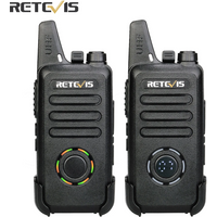 RETEVIS RT22S Handsfree Walkie Talkie 2pcs RT22 Upgrade VOX Hidden Display Two-way Radio Transceiver Walkie-talkies Travel/Camp