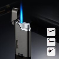 Brand New Metal Windproof Portable Igniter Visible Air Window Inflatable Torch Lighter Kitchen Outdoor Men'S Smoking Tool Gift