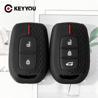KEYYOU Silicone Car Key Case for Dacia Logan 2021 for Renault Duster Clio 3 TWingo Lodgy Dokker Duster Trafic Clio4 Master3
