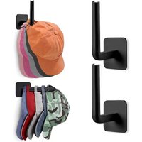 No Drill Black Seamless Hook, Rag Hanger Kitchen Paper Towel Storage Rack, Wall Mounted Punch-Free Wall Shelf for Home Kitchen