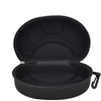 Portable Eva Ski Glasses Protector Case Snowboard Skiing Eyewear Carrying Case Zipper Hard Box Holder(Without Goggles)