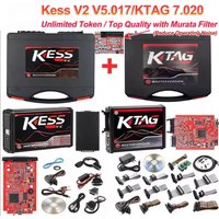 2025 Online EU Red Kess V2 V5.017 2.80 KTAG 7.020 2.25 with Murata Filter OBD 2 Car Truck ECU Chip Tuning Unlimited Repair Kit