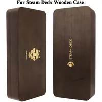 High-end Exquisite Wooden Magnetic Hard Storage Table Box For Steam Deck Anti-drop Shockproof Unique Style Storage Holder Case