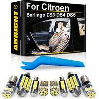 ABRIGHT Car LED Interior Light For Citroen Berlingo DS3 DS4 DS5 C Crosser C Elysee C Zero Jumpy Nemo Saxo Spacetourer XM Canbus
