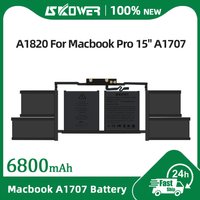 SKOWER High Performance 6800mAh A1820 Laptop Battery For Apple Macbook Pro 15" A1707