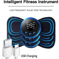 Electric Neck Massager EMS Muscle Massage Stimulator Low Frequency Instrument Back Cervical Calf Patches Pain Joints Mini Device