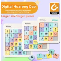 Magnetic Number Sliding Puzzle Game 3x3 4x4 5x5 Educational Math Toys for Kids Brain Teaser Logic Training Sliding Block Gift