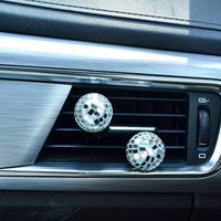 1 retro disco ball car vent clip, car vent decoration