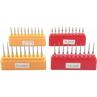 10pcs/Set Dental Diamond Burs FG Dia-burs Drill for High Speed Handpiece Dia 1.6mm Polishing Tools TC-09EF