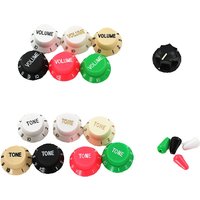 Electric guitar Electric bass sound volume control knob cap gear switch knob cap electric guitar material accessories