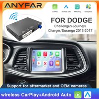 Wireless CarPlay Android Auto Retrofit Kit OEM Screen Upgrade Decoder Box for Dodge Challenger Journey Charger Durango Interface