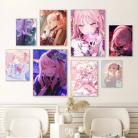 P-Project S-SEKAI Mizuki Akiyama Poster Versatile HD Waterproof Wall Art Self-Adhesive Decor for Any Space Ideal Gift