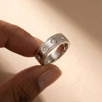925 Sterling Silver Zirconia Exquisite Rings for Women Simple Classic Wedding Engagement Promise Accessories Eternity Jewelry