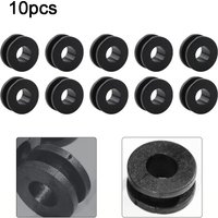 10Pcs Motorcycle Grommet Lock Ring Set Rubber Motorcycle Side Cover Rubber Grommets Gasket Fairings Body Panel Protection Pad