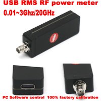 10M-20Ghz High-Precision USB RMS RF Power Meter PC Software Control RF Signal Detector Ham Radio Amplifier UAV Drone Calibration