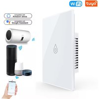 Tuya WiFi Smart Water Heater Switch 20A US Standard Touch Panel Voice Control Work with Alexa Google Home App Remote Timer Sched