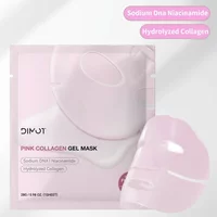 Hydrogel Collagen Face Mask - Pink Jelly Sheet for Intense Moisture, Balances Skin Tone & Boosts Elasticity, Overnight Use.