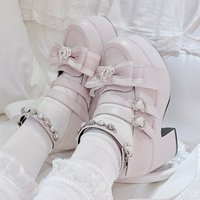 Transfer School Birthday Department Girl Single Shoes Lolita Girl Thick Soled Shoes Sweet Loli Student Campus Single Shoes