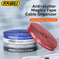 NNBILI 5m Organizer Cable Management Tearable Organizador Cables 1cm Width Winder Ties Phone Accessories USB Wire Cord Organizer