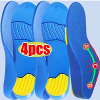 Flat Foot Orthopedic Insoles for Adult High Arch Support Insoles Plantar Fasciit Comfortable Soft Anti Odor Running Sole Pads