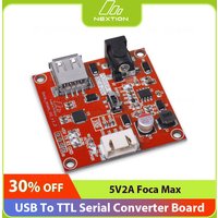 NEXTION Foca Max -- 5V2A Output USB To TTL Serial Converter Board USB to TTL Communication for Nextion HMI LCD Display Module