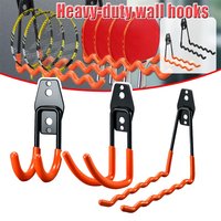 Garage Storage Utility Hooks Heavy Duty Tool Organizer Wall Mount Hanging Garage Garden Tool Storage Organization Rack System
