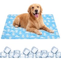 Dog Self Cooling Mat Ice Gel Self Added Water Pet Cold Sleeping Bed Mat for Small, Medium, and Large Cats & Dogs