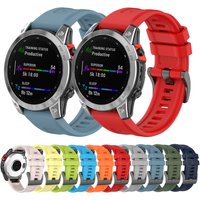 Silicone Quickfit Band Straps For Garmin Fenix 7X 6X 5X 7S 6S 5S 7 6 5 3HR Forerunner935 945 Smartwatch Bracelet Sport Wristband