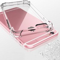 Transparent Shockproof Silicone For iPhone 15 11 12 13 14 Pro X XS Max XR 6S 7 8 SE2023 Plus Case Clear TPU Cover Coque
