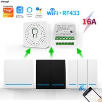 WiFi 16A Tuya smart switch wireless switch Remote control switch support Smart Life APP works with Alexa voice control