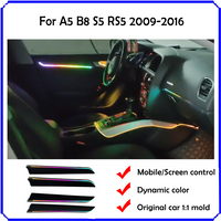 Rétroéclairage LED Gialulimn pour A4 B8 A5 Q5 S5 RS5 2009-2016, lampe d'ambiance, éclairage environnemental, kit décoratif