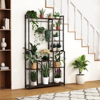 7 Tiered Tall Plant Stand Ladder Plant Rack Storage Shelf for Patio Garden Balcony