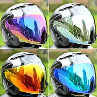 For SHOEI J-CRUISE 1-3 J-FORCE4 Helmet Parts Motorcycle Helmets Visor Helmet Lens Visor Plating Uv Protection Lens Faceshield