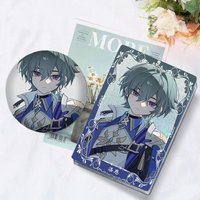 Game Lohen Cosplay Badge Brooch Acrylic Both-Side Standing Plate Quicksand Figure Stand Accessories Ornament Prop