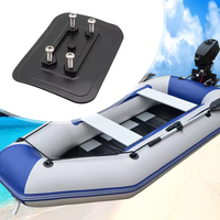 Inflatable Boat Fish Finder Mount PVC Boat Fishing Rod Holder Fixed Base Glue-On Pad Rubber Boat Fishing Surfing Kayak Accessory