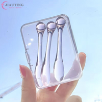 1/3pcs Acrylic Cosmetic Spatulas Scoop With Box Face Cream Mask Mud Mixing Spoon Beauty Tools Absorb Roller Facial Applicator