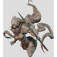 Unassambled 1/10 woman modern fantasy bust Resin figure miniature model kits Unpainted