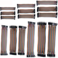 Dupont Line 10CM/15CM/20CM/30CM/40CM Male to Male + Female to Male + Female to Female Jumper Wire Dupont Cable for Arduino DIY K