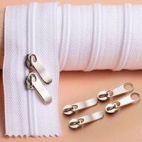 1/1,2/1,5/2 Meter Offener Doppelschieber-Reißverschluss, verdickter Nylon-Reißverschluss, DIY-Kleidungslaken, Bettbezug, Verpackungszubehör