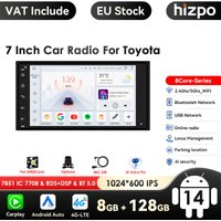 Android Autoradio Car Radio Gps Navigation Universal 7Inch Stereo Wifi 2Din For Crown Allion Auris Hiace Celica Highlander Yaris