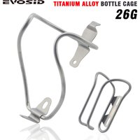 EVOSID Ultralight Titanium Alloy Bottle Cages 26g MTB Bike Cup Holder Road Bicycle Bottle Holder TI Folding Bicycle Accessories