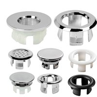 Sink Overflow Ring Cover Decoration Bathtub Sink Hole Overflow Hollow Washbasin Overflow Kitchen Overflow Hole Covers Accessorie