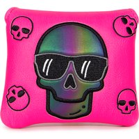 Golf Headcover Cool Pink Sku-ll Head Cover for Mallet Putter Golf Mallet Putter Covers with Magnetic Magnet Closure Elegant