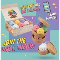 Mystery Blind Box Dumpling Squishy Toy Kawaii Bao Bun Squeeze Fidget Sensory Anti Stress Relief Adult Desk Decor Random Color