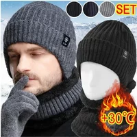 AliExpress NONE Winter Warm Knitted Hat Earmuffs Women Men Outdoor Ear Protection Knitted Hat Cycling and Skiing Cold-resistant Warm Woolen Hat